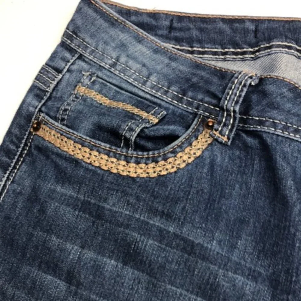 PREMIUM BACCINI FLAP POCKET STRAIGHT JEANS 10/30x32 😎